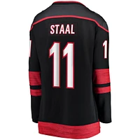 Fanatics Jordan Staal pour femmes, noir, Carolina Hurricanes, maillot de joueur échappé avec écusson capitaine