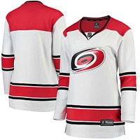 Women's Fanatics White Carolina Hurricanes Away Breakaway Jersey