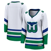 Women's Fanatics  White Carolina Hurricanes Whalers Premier Breakaway Jersey