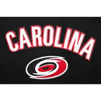 Women's Pro Standard Black Carolina Hurricanes Classic Chenille Pullover Hoodie