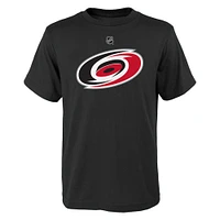 Youth Black Carolina Hurricanes Primary Logo T-Shirt