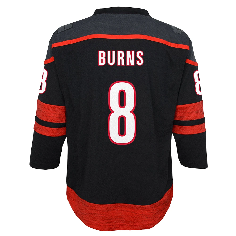 Youth Brent Burns Black Carolina Hurricanes Home Replica Player Jersey