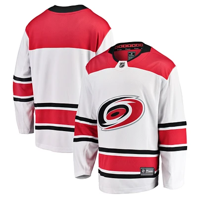 Youth Fanatics White Carolina Hurricanes Away Breakaway Jersey