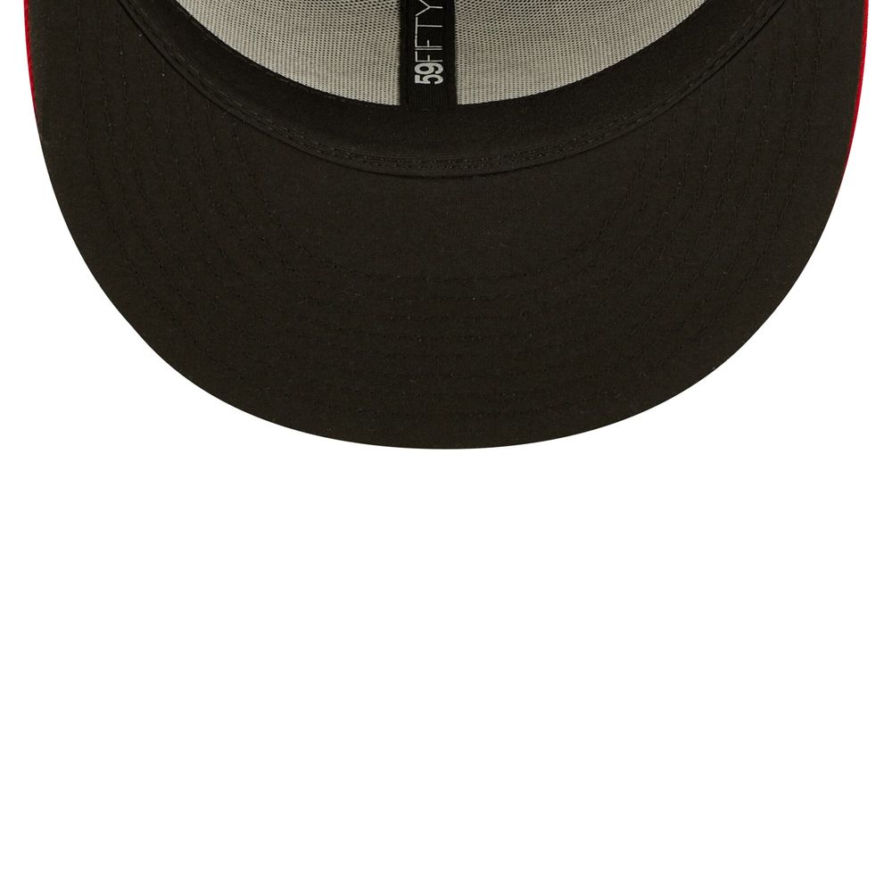 Men's New Era Black Carolina Mudcats Authentic Collection Team Home 59FIFTY Fitted Hat