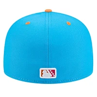 Men's New Era White Carolina Mudcats Copa de la Diversión 59FIFTY Fitted Hat