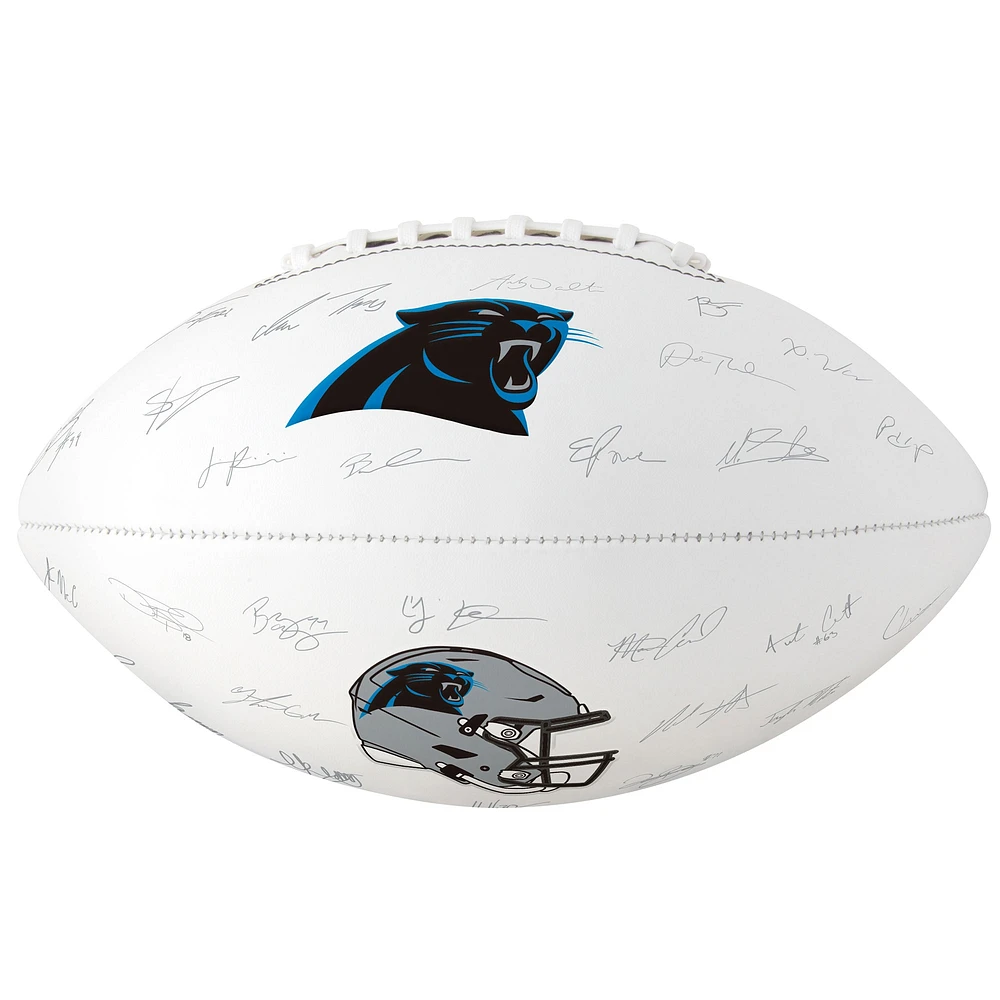 Ballon de football à signature autographe des Panthers de la Caroline