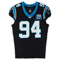 A'Shawn Robinson Carolina Panthers Game-Used #94 Black Nike Jersey vs. Arizona Cardinals on December 22, 2024