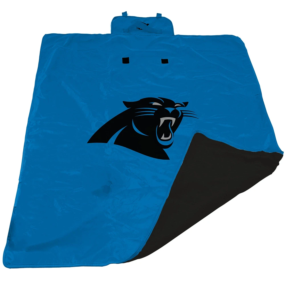 Couverture d'extérieur XL toutes saisons 60'' x 80'' Blue Carolina Panthers