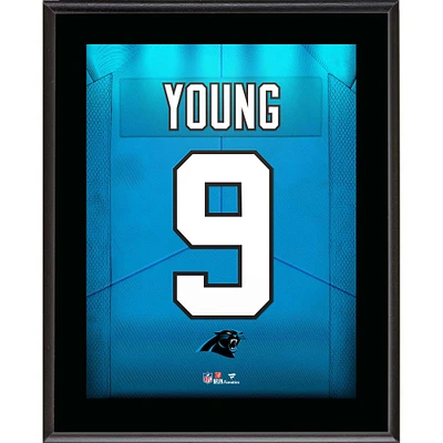 Bryce Young Carolina Panthers 10.5" x 13" Jersey Number Sublimated Player Plaque
