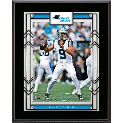 Plaque de joueur sublimée Bryce Young Carolina Panthers 10,5" x 13"
