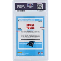 Bryce Young Carolina Panthers 2023 Panini Donruss Optic Green Velocity Prizm #213 PSA Authenticated 10 Rookie Card