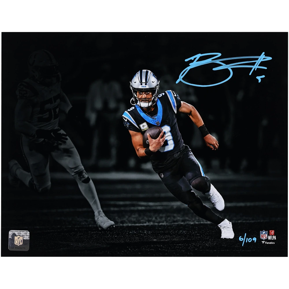 Bryce Young Carolina Panthers Autographed 11" x 14" Spotlight Photograph - Limited Edition of 109