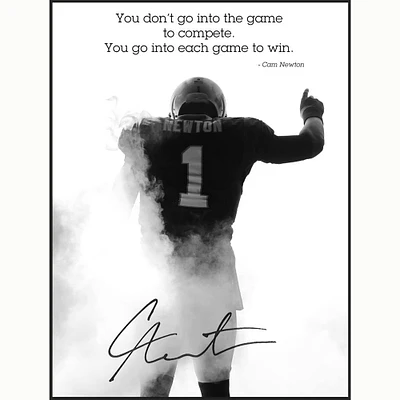 Cam Newton Carolina Panthers 24" x 18" Quote Player Poster
