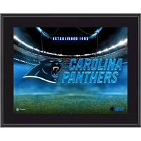 Carolina Panthers 10.5" x 13" Horizontal Team Logo Sublimated Plaque