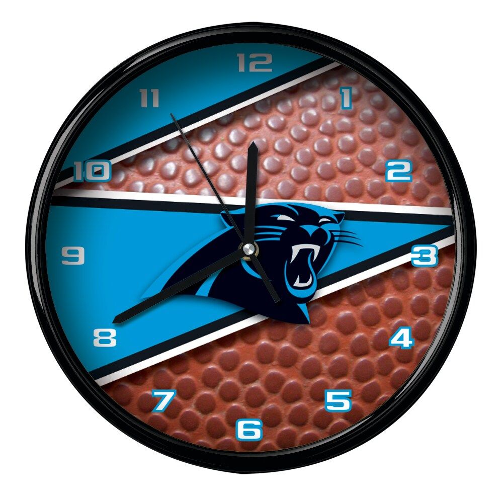 Carolina Panthers 12'' Football Clock