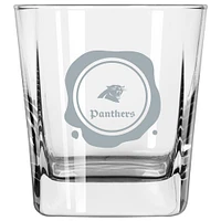 Carolina Panthers 14oz. Frost Stamp Old Fashioned Glass