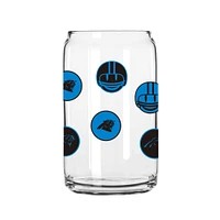 Panthers de la Caroline 16 oz. Smiley peut verre