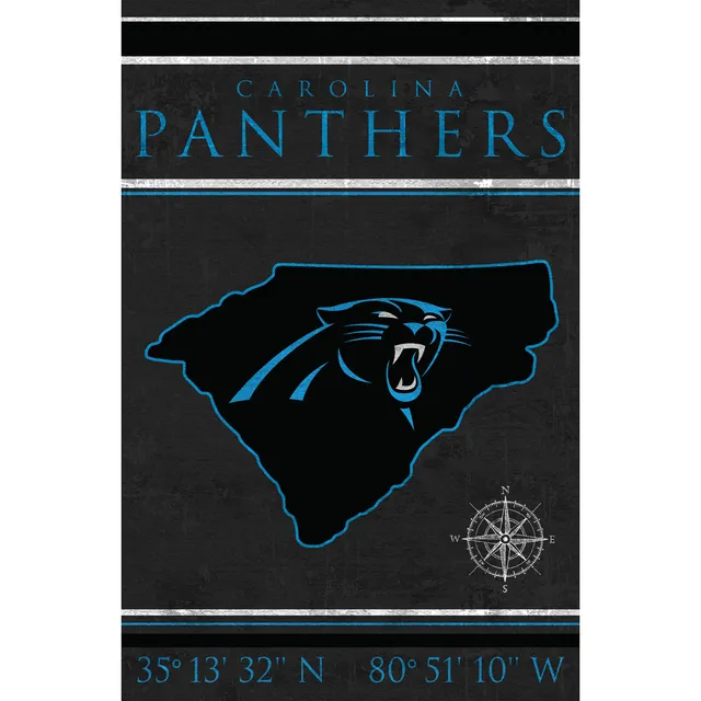 Lids Carolina Panthers 12 Logo State Sign