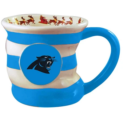 Panthers de la Caroline 18 oz. Tasse de vacances d'équipe