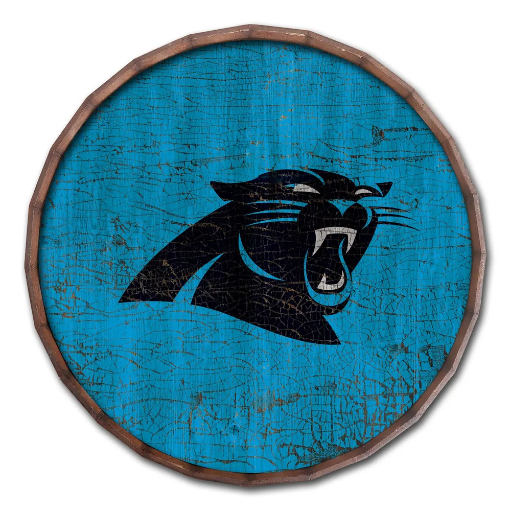 Lids Carolina Panthers 24' Cracked Color Barrel Top Sign