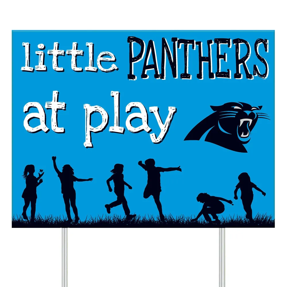 Lids Carolina Panthers 24 x 18 Little Fans At Play Yard Sign