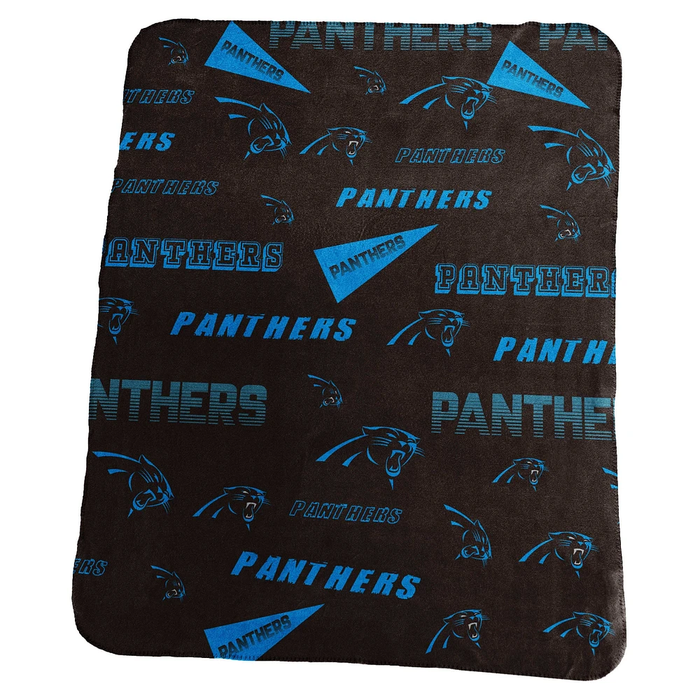 Couverture polaire classique Carolina Panthers 50" x 60"