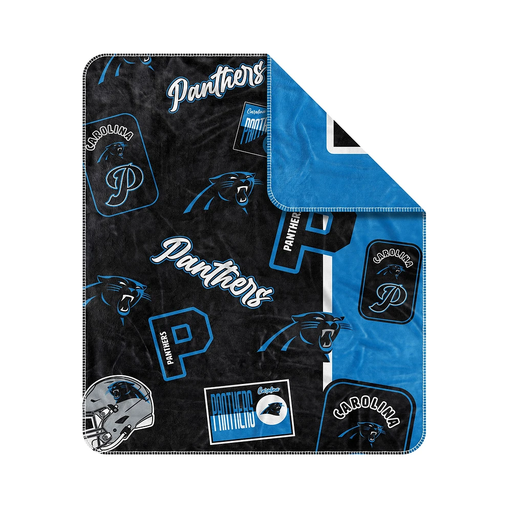 Carolina Panthers 50” x 60” Dream Weave Throw Blanket