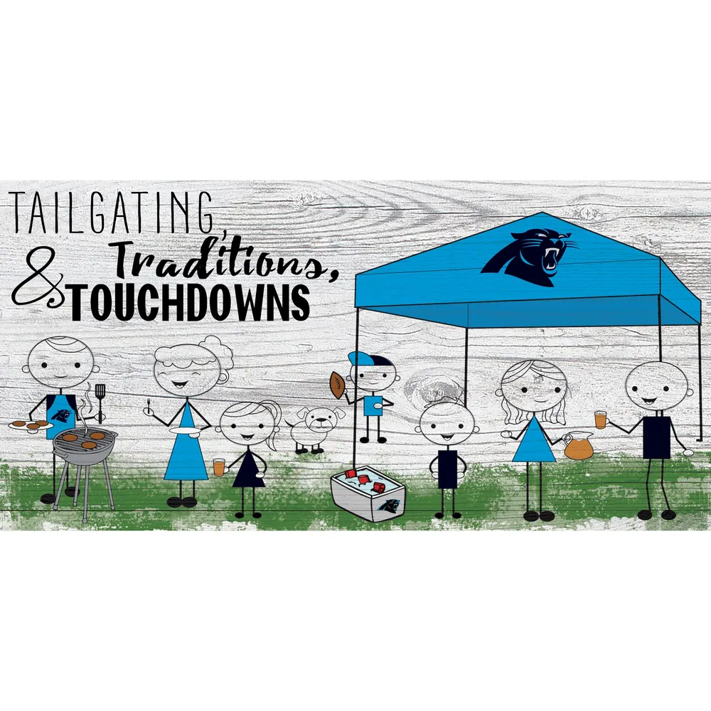 Carolina Panthers 6'' x 12'' Fansticks Cornhole Sign