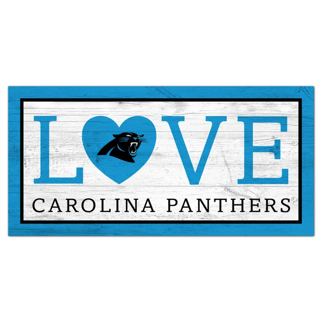 Carolina Panthers Wood Sign Home Sweet Home 6x12 – Team Spirit