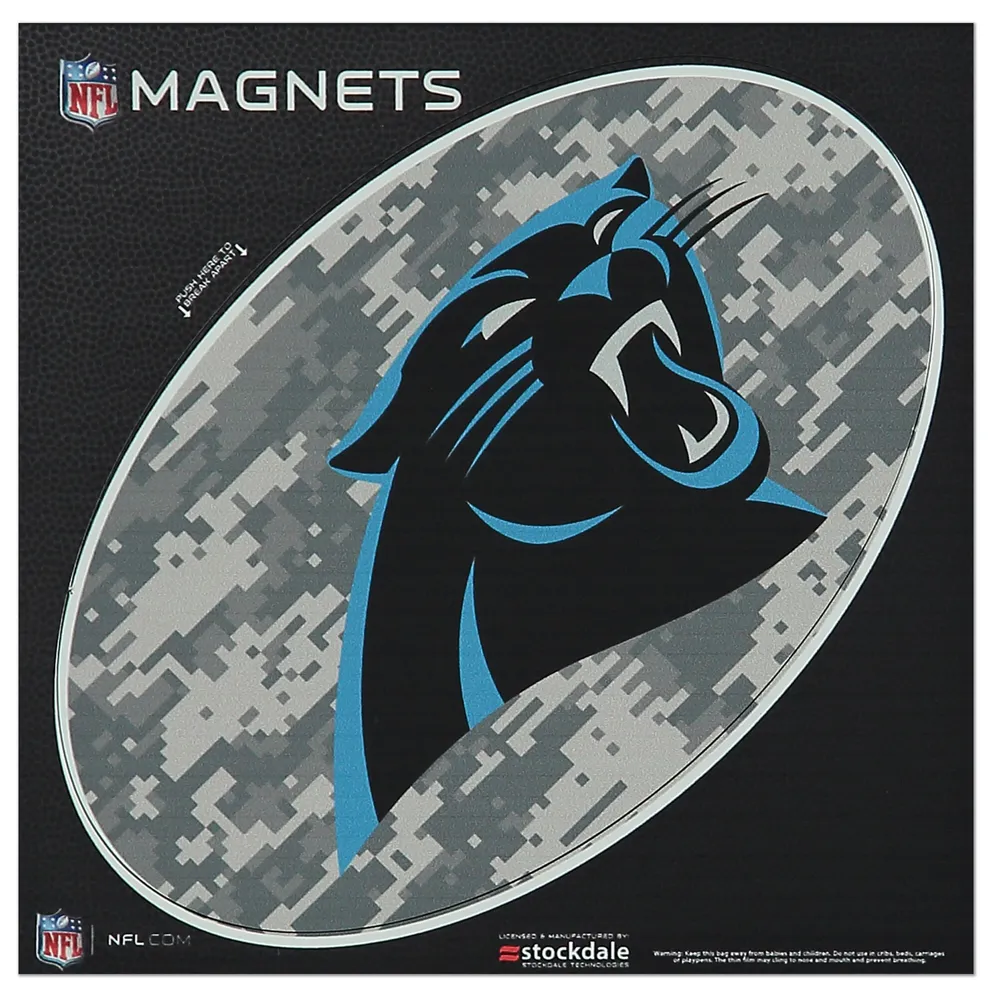 Lids Carolina Panthers 6' x 6' Digi Camo Oval Car Magnet