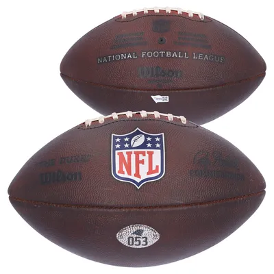 Fanatics Authentic Wilson The Duke Official NFL Leather Game Football