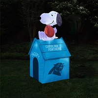 Niche gonflable Snoopy des Panthers de la Caroline