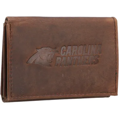 Carolina Panthers Leather Team Tri-Fold Wallet
