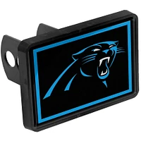 Carolina Panthers Logo 1.25" x 2" Universal Plastic Hitch Cover