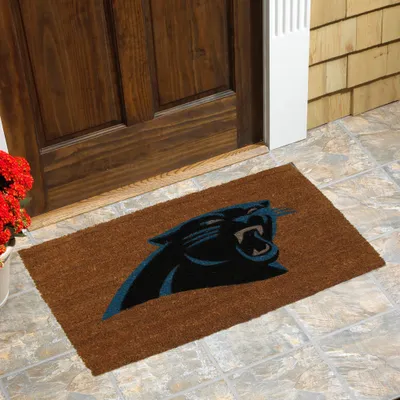 Paillasson en fibre de coco 20'' x 30'' Logo des Panthers de la Caroline