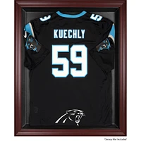 Carolina Panthers Mahogany Framed Jersey Display Case