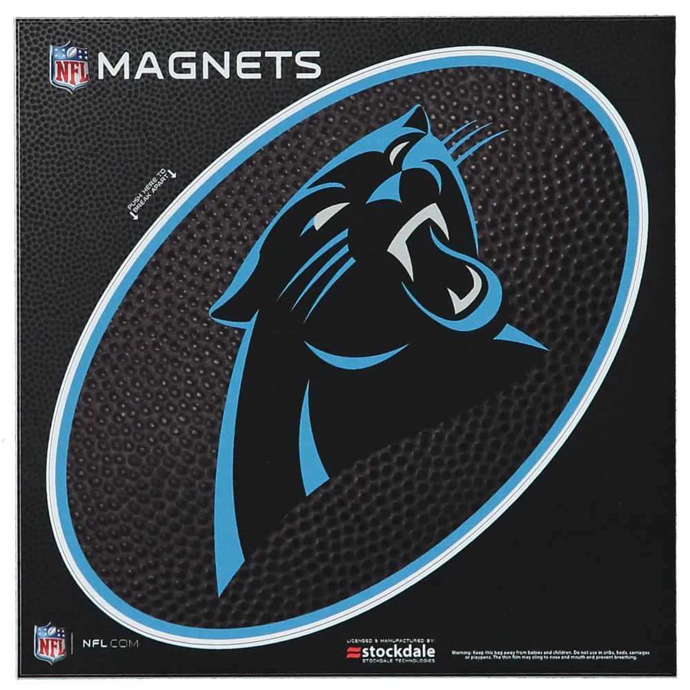 Lids Carolina Panthers Teamball 6 x 6 Oval Full Color Magnet