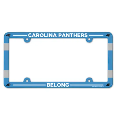 Carolina Panthers WinCraft Team Belong License Plate Frame