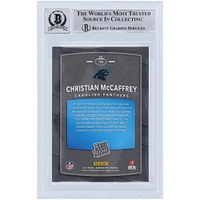 Christian McCaffrey Carolina Panthers Autographed 2017 Panini Donruss Optic Rated Rookie #168 Beckett Fanatics Witnessed Authenticated 9/10 Rookie Card