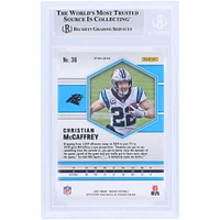 Christian McCaffrey Carolina Panthers Autographed 2021 Panini Mosaic Honeycomb #36 Beckett Fanatics Witnessed Authenticated Card 