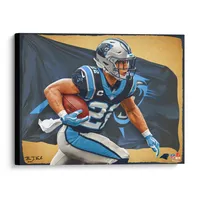 Christian McCaffrey Carolina Panthers Stretched 20 x 24 Canvas