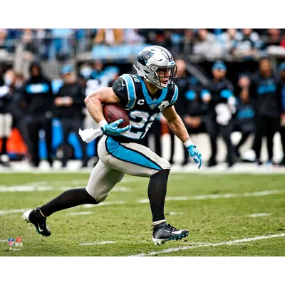 Christian McCaffrey Carolina Panthers Autographed 16 x 20 Stiff Arm  Photograph