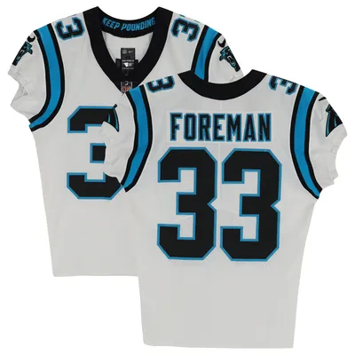 Jeremy Chinn Carolina Panthers Game-Used #21 White Jersey vs. Arizona  Cardinals on October 2 2022