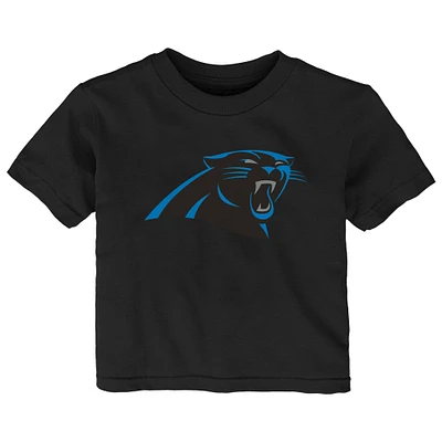 T-shirt à logo principal des Black Carolina Panthers pour bébé