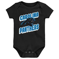 Infant Carolina Panthers Play Day Three-Pack Bodysuit Set