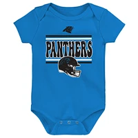 Infant Carolina Panthers Play Day Three-Pack Bodysuit Set