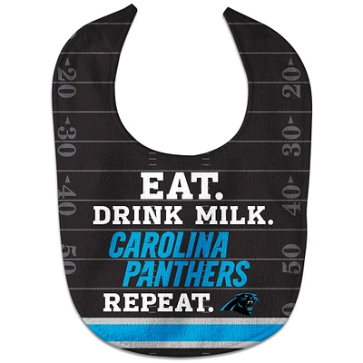 Bébé WinCraft Carolina Panthers Eat. Boire. Répéter. Dossard All-Pro