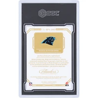 Jonathan Mingo Carolina Panthers Autographed 2023 Panini Flawless Silver 2 Color Relic Rookie Patch Autograph #RPA-JMO #/20 SGC Authenticated 9.5/10 Card