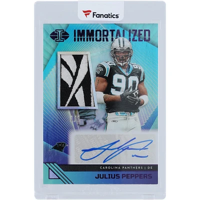 Julius Peppers Carolina Panthers Autographed 2023 Panini Illusions Reebok Logo Relic #IJA-JP #1/1 Card