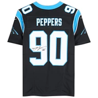 Julius Peppers Carolina Panthers Autographed Nike Limited Black Authentic Jersey